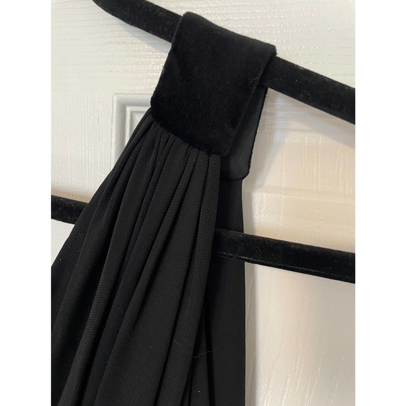 NWT Dolce & Gabbana Midi Black Coctail Dress One Strap Beaded Zip 44 - Picture 5 of 14